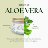 Pure Aloe Vera Skin & Hair Gel With Natural Emollients & Vitamin E (Paraben Free), Multipurpose Gel (200g)