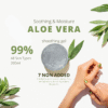 Pure Aloe Vera Skin & Hair Gel With Natural Emollients & Vitamin E (Paraben Free), Multipurpose Gel (200g)