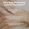 Pure Aloe Vera Skin & Hair Gel With Natural Emollients & Vitamin E (Paraben Free), Multipurpose Gel (200g)