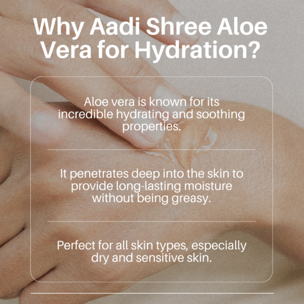 Pure Aloe Vera Skin & Hair Gel With Natural Emollients & Vitamin E (Paraben Free), Multipurpose Gel (200g)